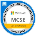 mcse core infrastructure badge